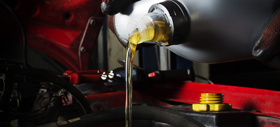 High Mileage Oil Change at