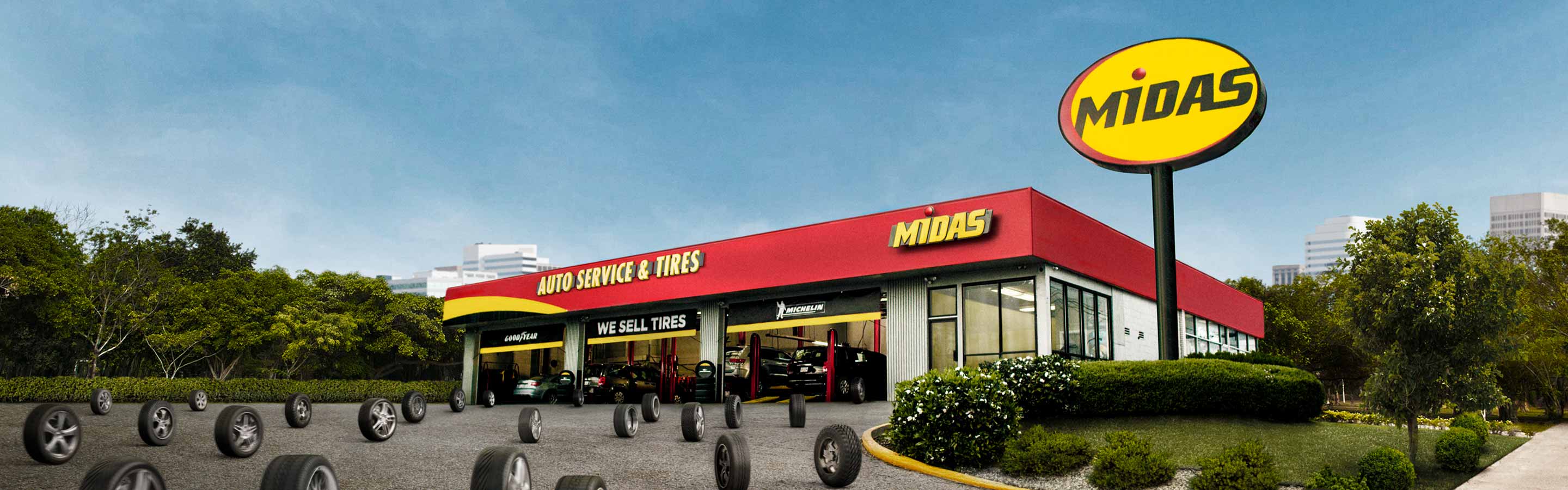 Tires have a new home